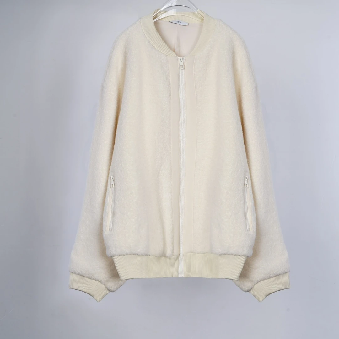 宽松保暖棒球服外套 1574