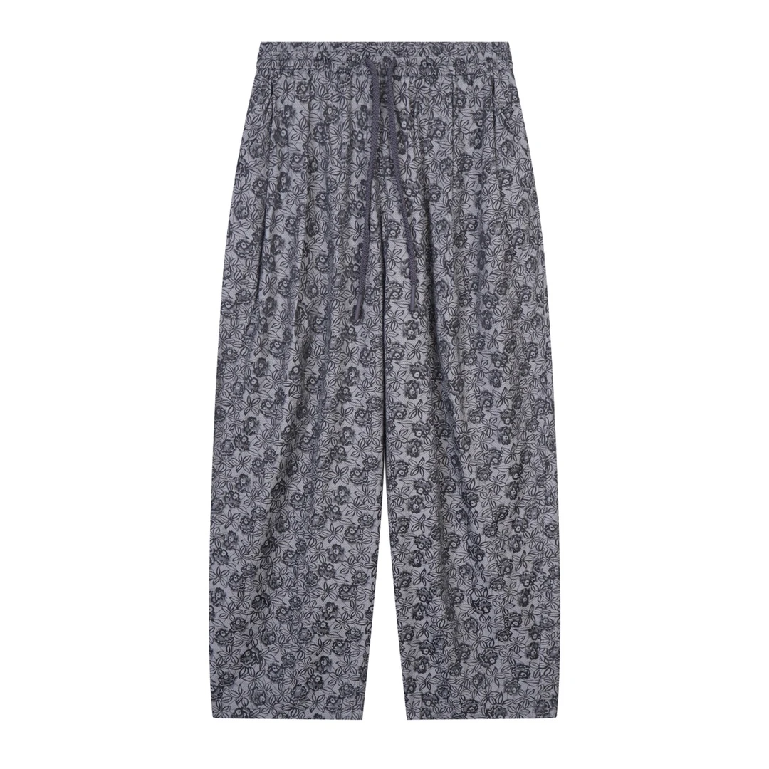 春夏新款 绣花满印图案裤子 1818