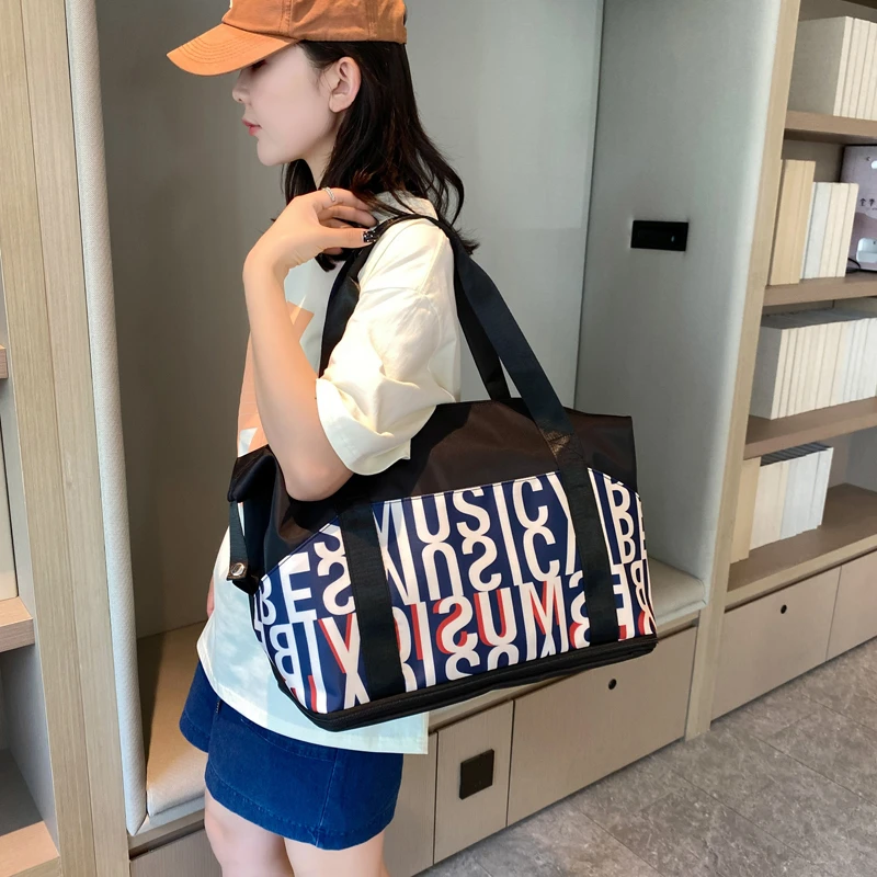 斜挎包女士包旅行包短途登机出差便携收纳行李包包包新款女大容量