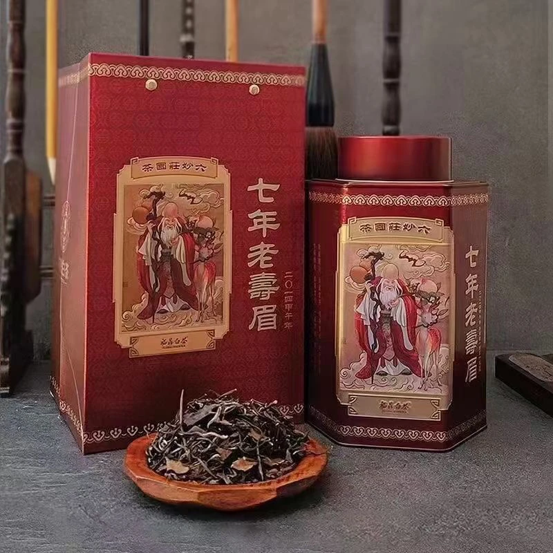 【七年老寿眉】2014年一级寿眉老白茶150克/罐正宗十年老茶
