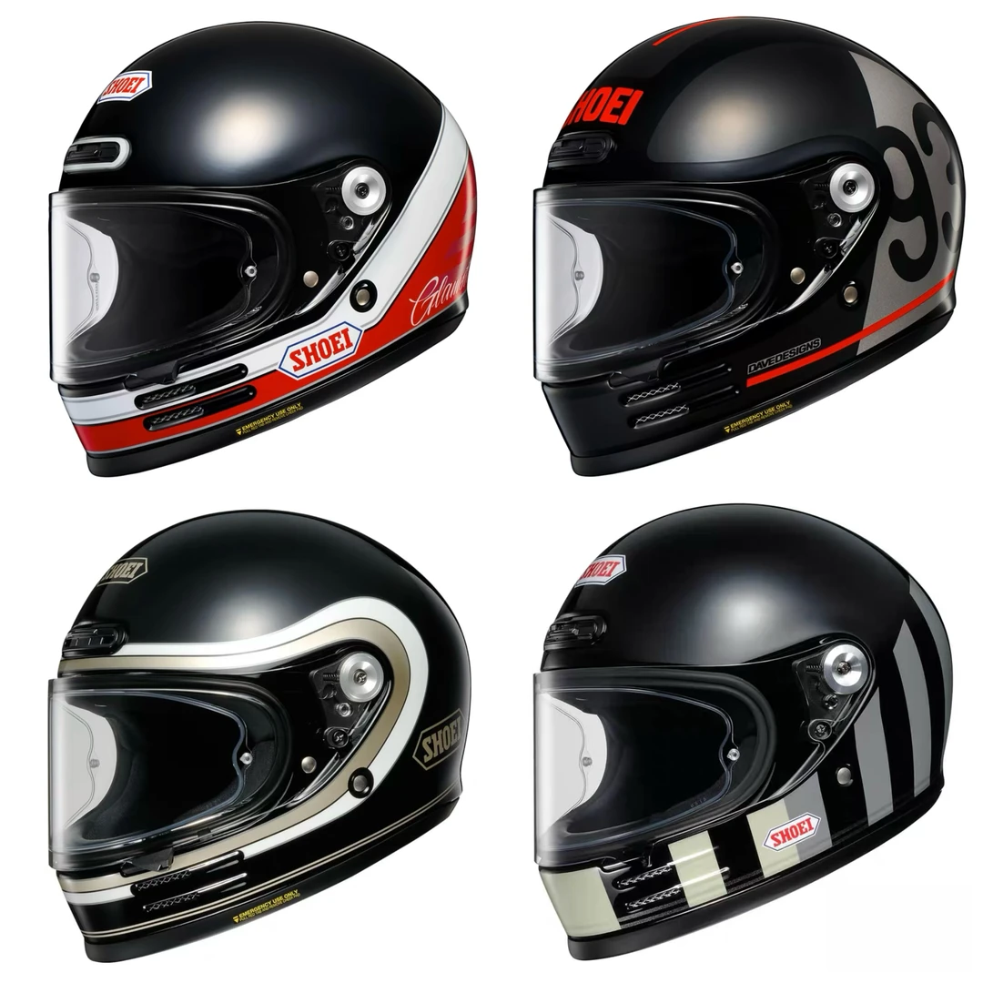 日本进口现货SHOEI Glamster复古盔摩托车全盔哈雷凯旋拿铁头盔