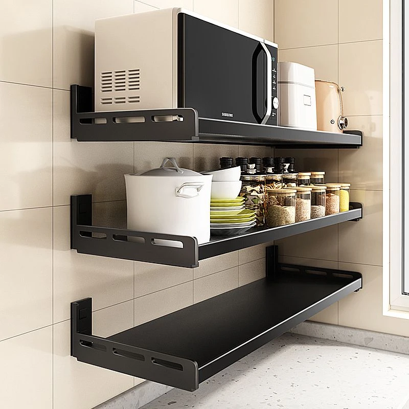 厨房置物架调料调味品收纳墙上壁挂免打孔挂墙加宽多功能用品挂架