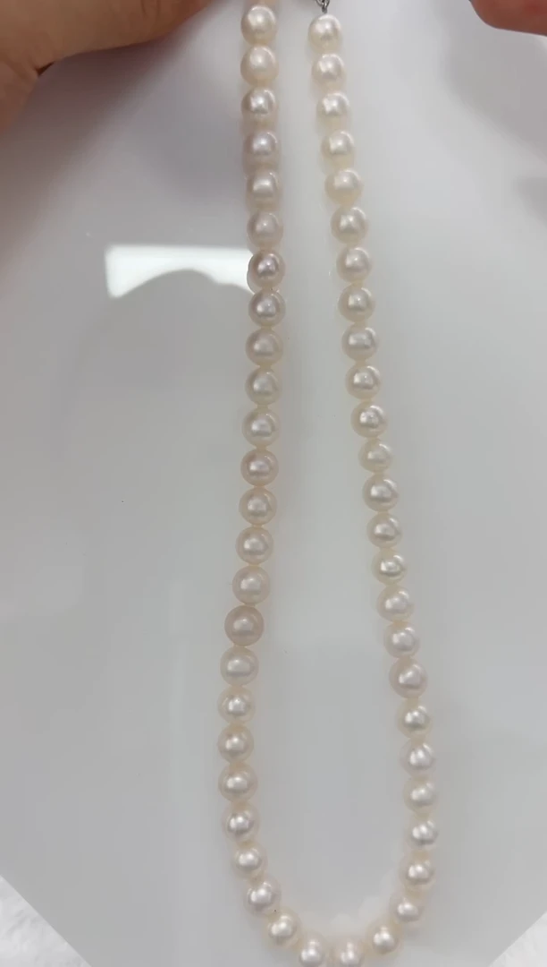 【闪购商品】淡水珍珠DA未镶嵌d003 珍珠项链 8