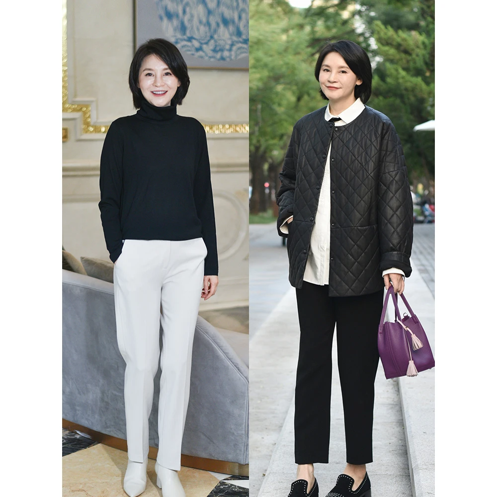 Ruien.Co   挺括抗皱加密纱高克重通勤休闲西裤