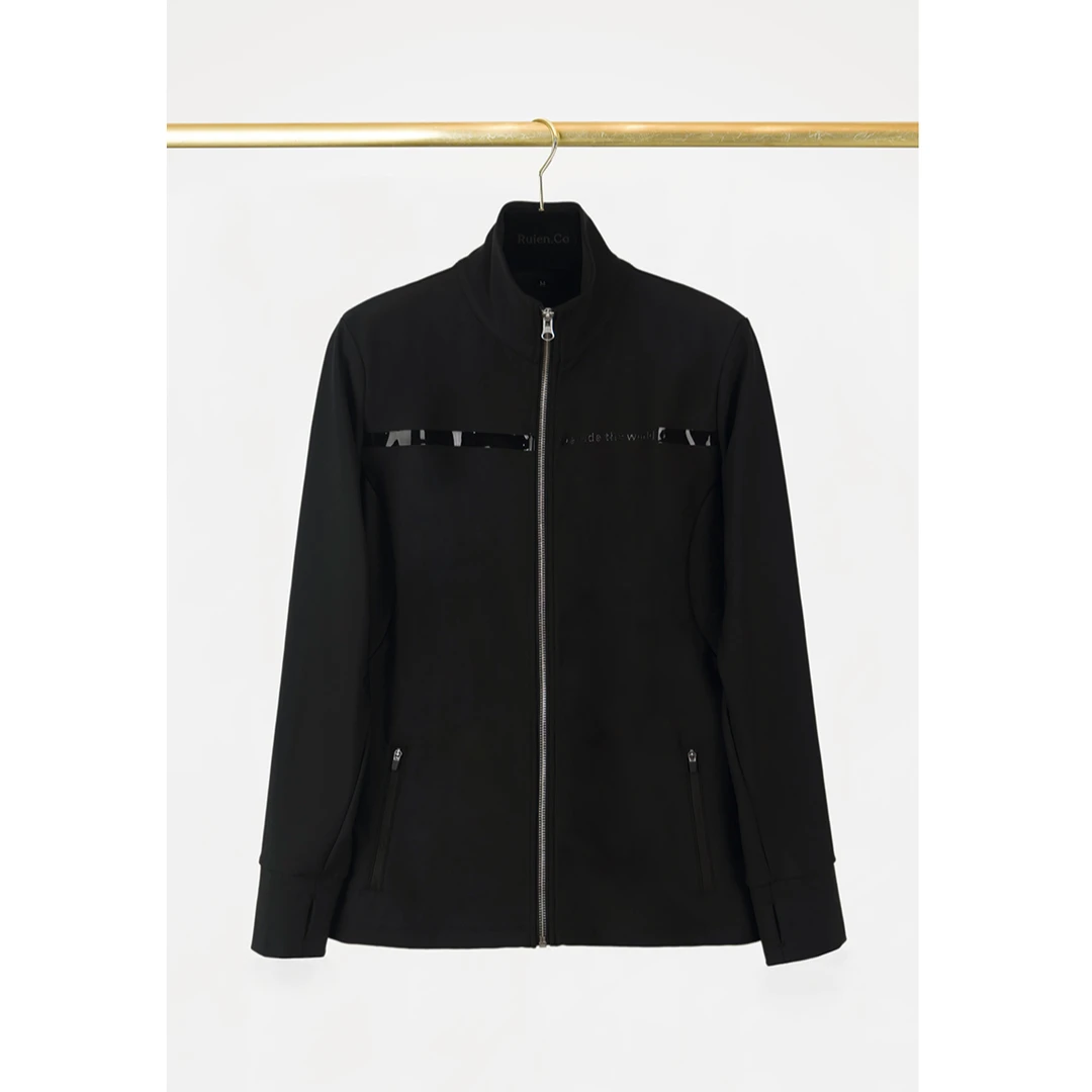 我是摩羯 马术俱乐部 抗皱高弹防风立领拉链户外休闲外套