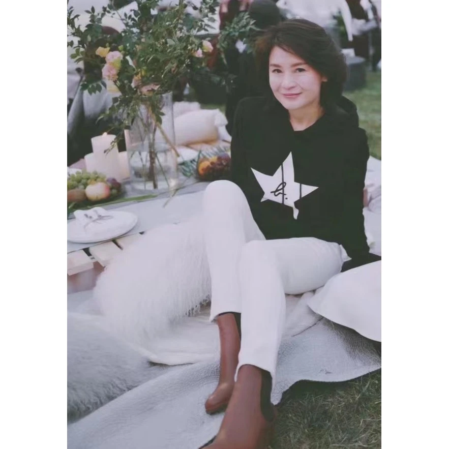 我是摩羯  夜空中最亮的星 新疆长绒棉复古毛圈宽松经典连帽上衣