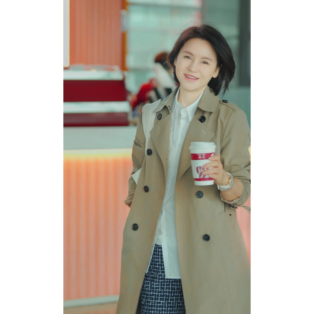 我是摩羯 雅丹风衣 日本进口面料双排扣腰部系带早春百搭战壕外套