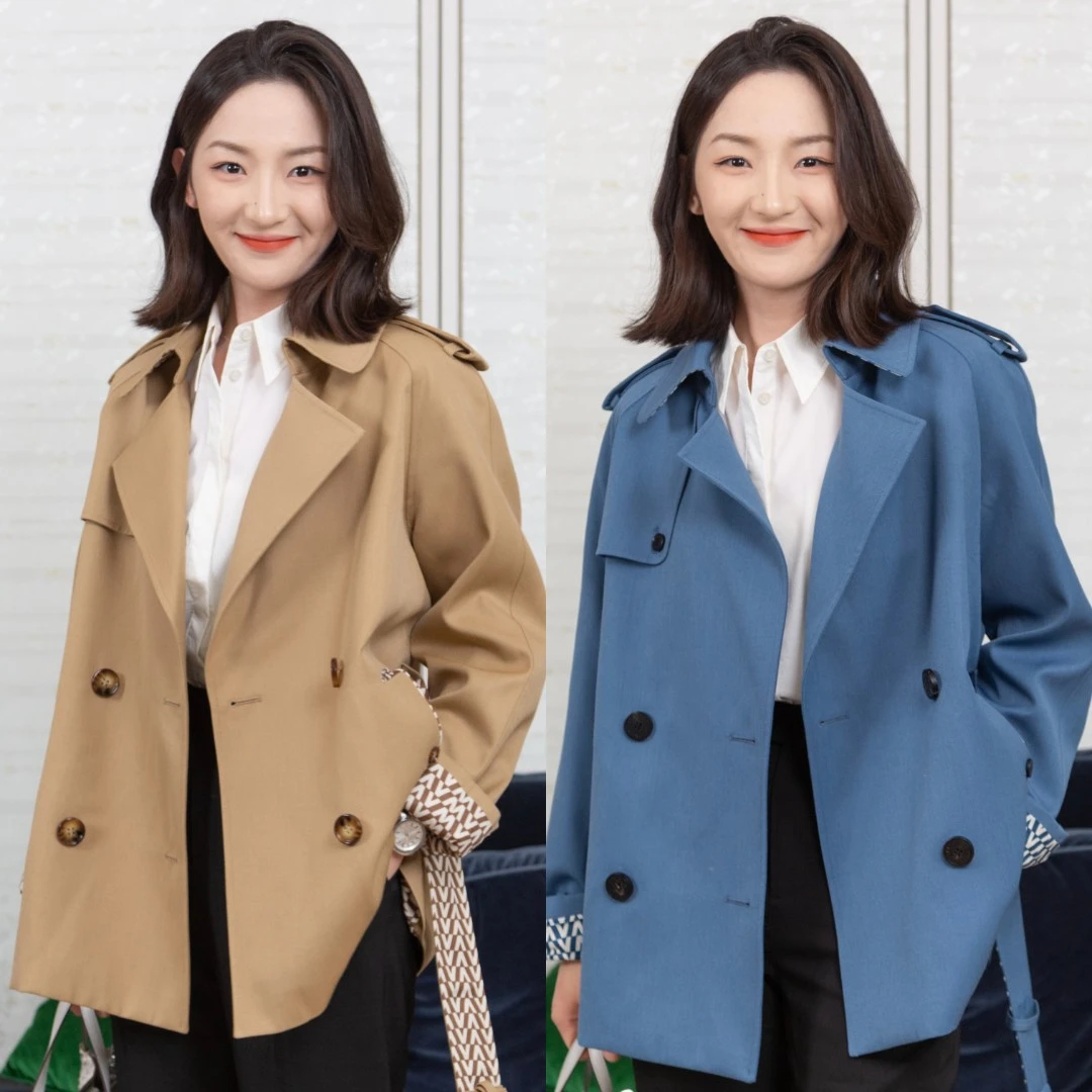 Ruien.co 贝克街印象 超细黄金澳洲美利奴精纺羊毛双色风衣