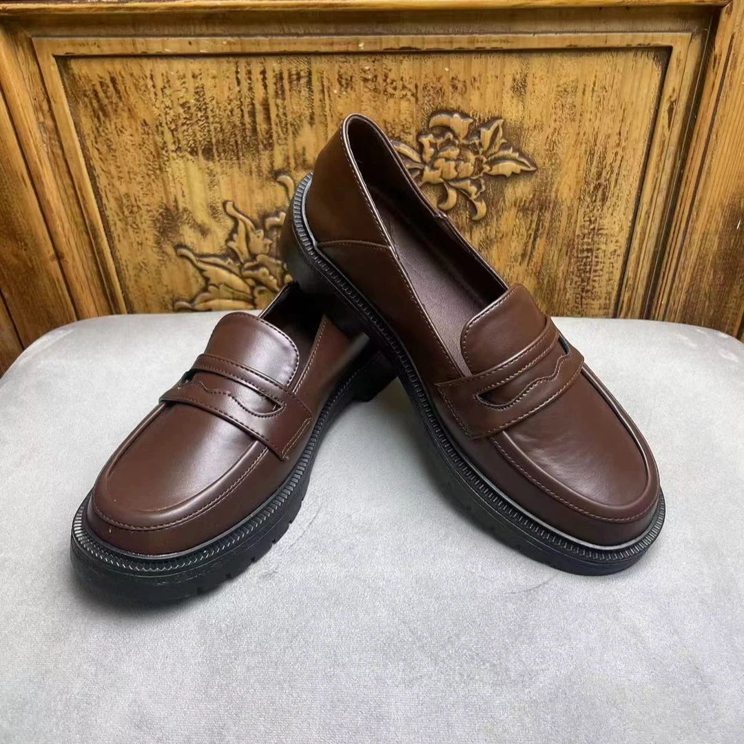 C584听主播提示下单编码百搭夏季法式小众厚底温柔时尚浅口女鞋C