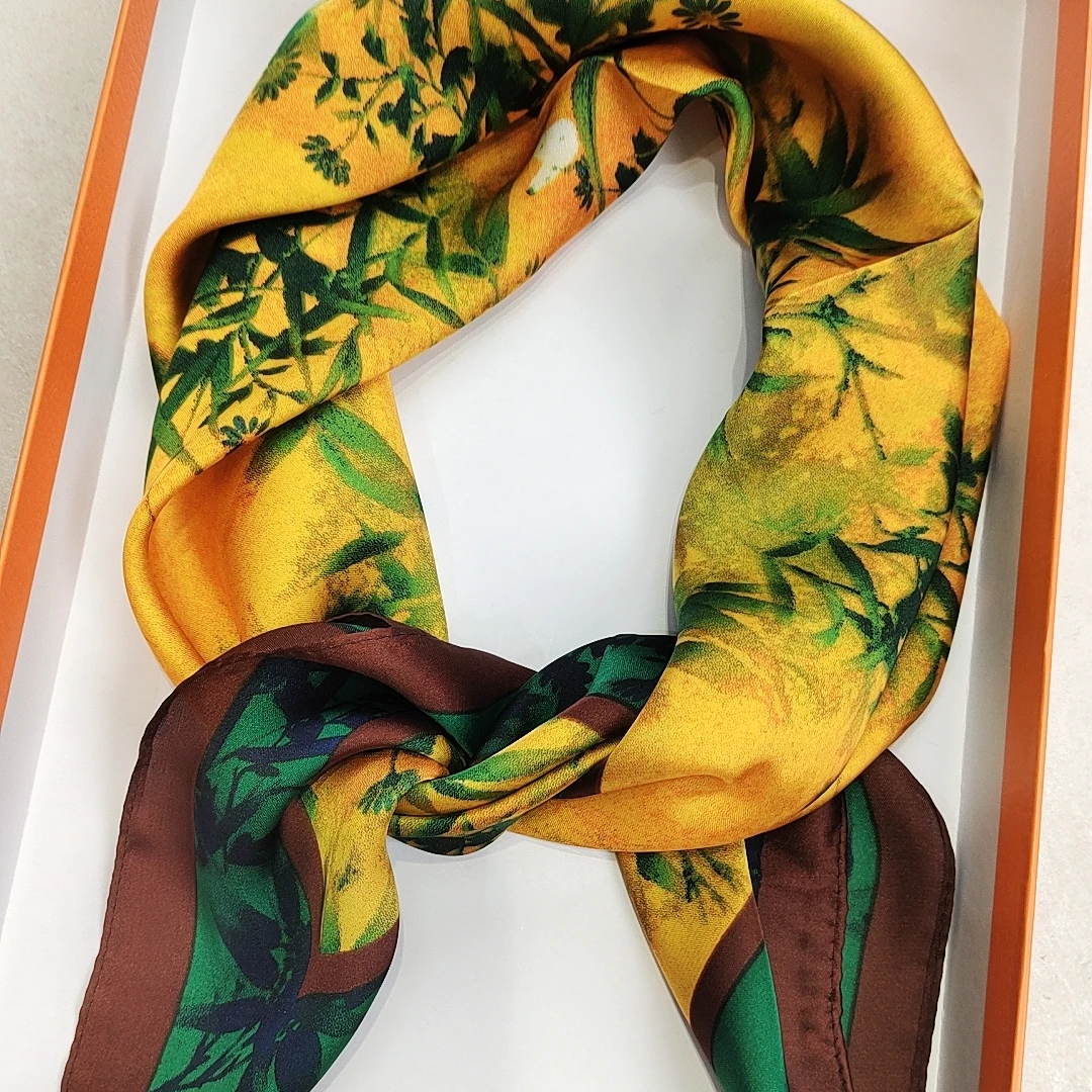 【绿竹】气质女神时尚70百搭女士方巾