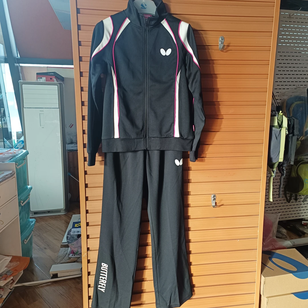 蝴蝶乒乓球休闲运动套装女士春秋