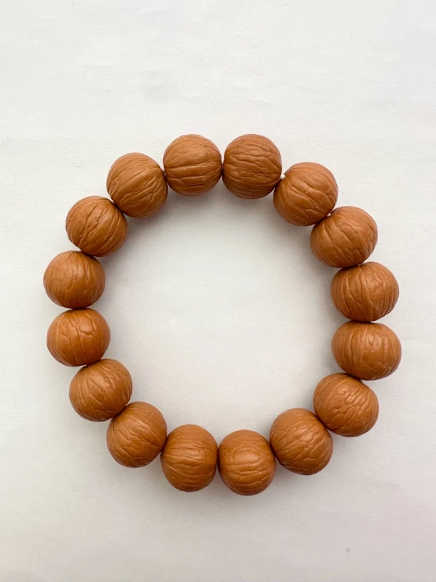 柠檬文玩—猴头手串聚宝盆原皮高油高密度尺寸16➕