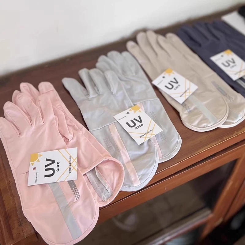 冰丝防晒手套女士夏季开车户外防紫外线全指防滑触屏透气骑行手套