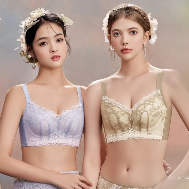 小胸聚拢薄款女士内衣