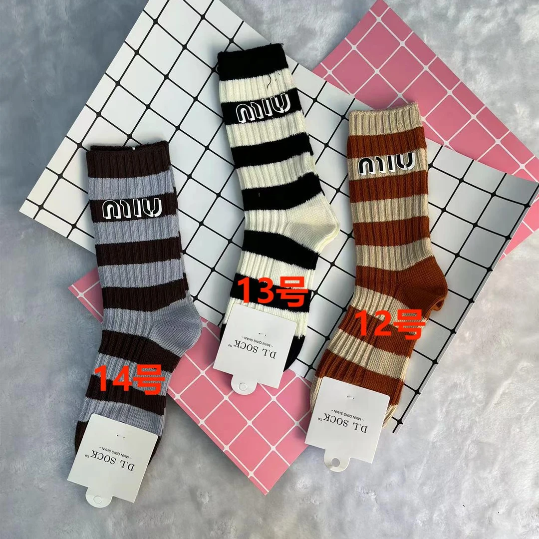 可自选女士饰品袜高筒秋冬厚款精梳棉个性搭配高端时尚保暖彩色