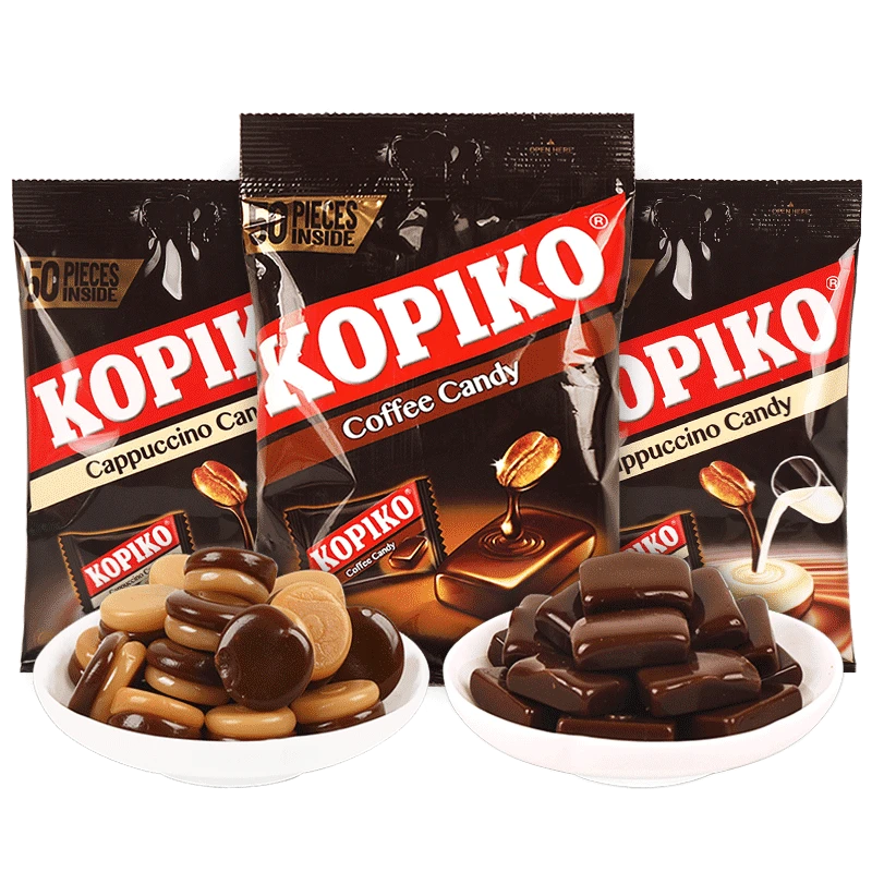 可比可卡布奇诺味咖啡糖印尼进口KOPIKO原味即食硬糖韩剧同款糖果