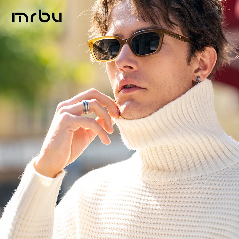 Mr.Bu布先生廓形毛衣秋冬纯色潮流百搭男士针织衫KT15702断码清仓