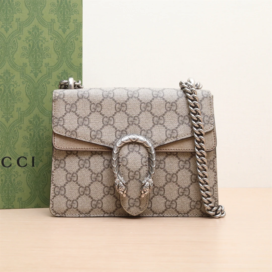 95新 GUCCI/古驰 Dionysus 酒神 高版 斜挎包 P233711563