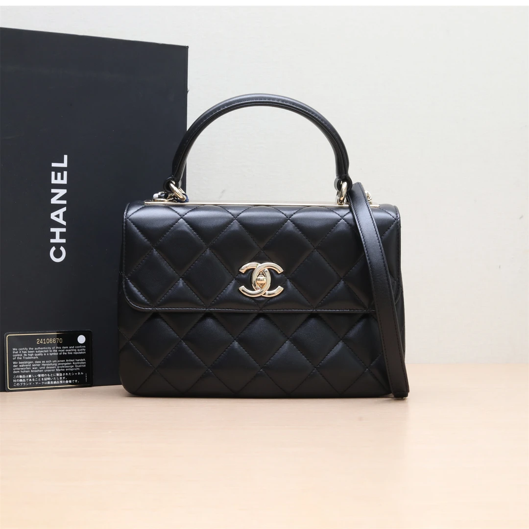 99新 Chanel/香奈儿 TrendyCC 口盖包26cm 24开 斜挎包P234967004