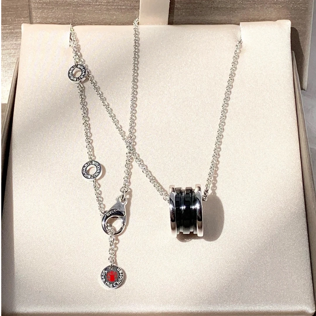 全新未使用 BVLGARI/宝格丽 弹簧 项链 AG925 银 TP016971