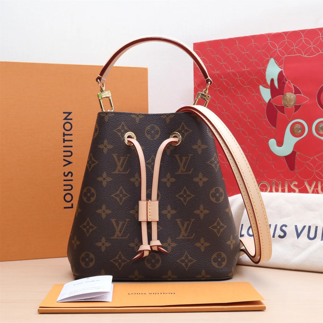99新 LouisVuitton/路易威登 水桶包 BB 20 单肩包 P234246238