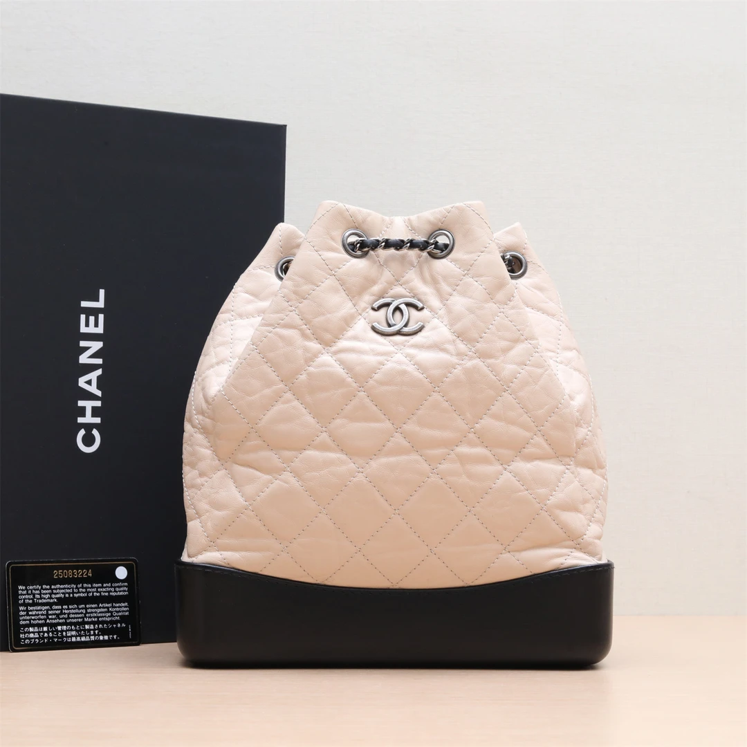 95新 Chanel/香奈儿 流浪 双肩包 22.5cm 25开 P253182380