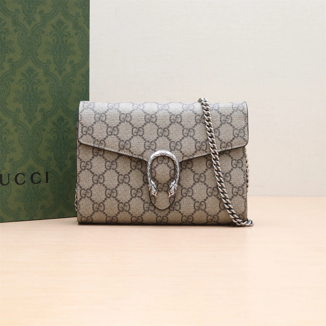 95新 GUCCI/古驰 酒神 Woc 斜挎包 P214977205