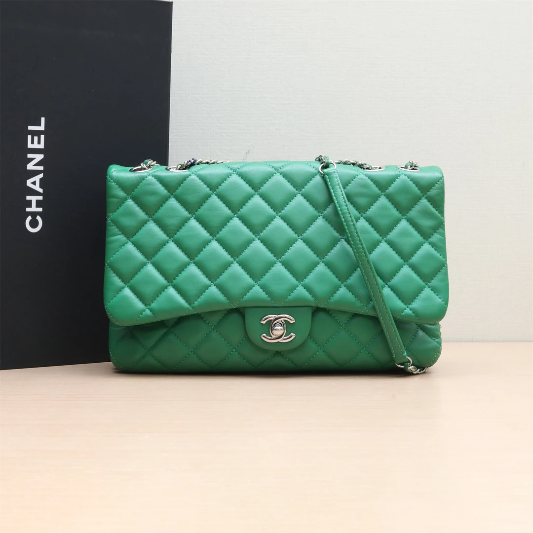 95新 Chanel/香奈儿 JUMBO 30cm 19开 斜挎包 P234244640