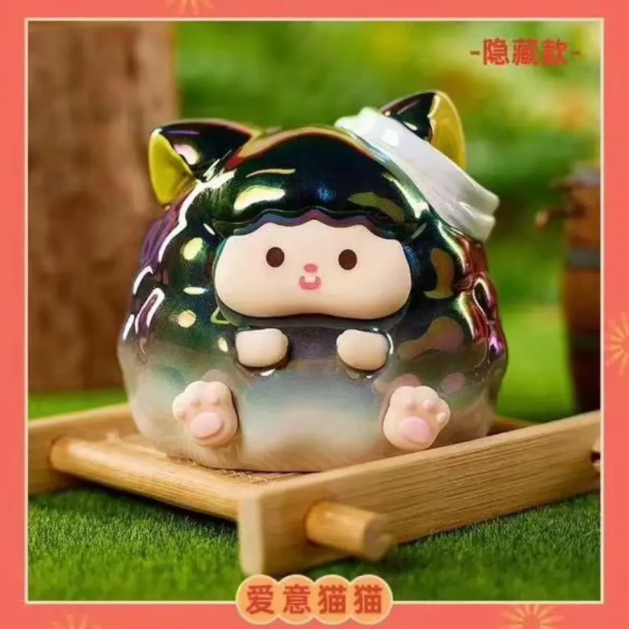 【拆盒】福气多多系列可爱潮玩盲盒手办摆件