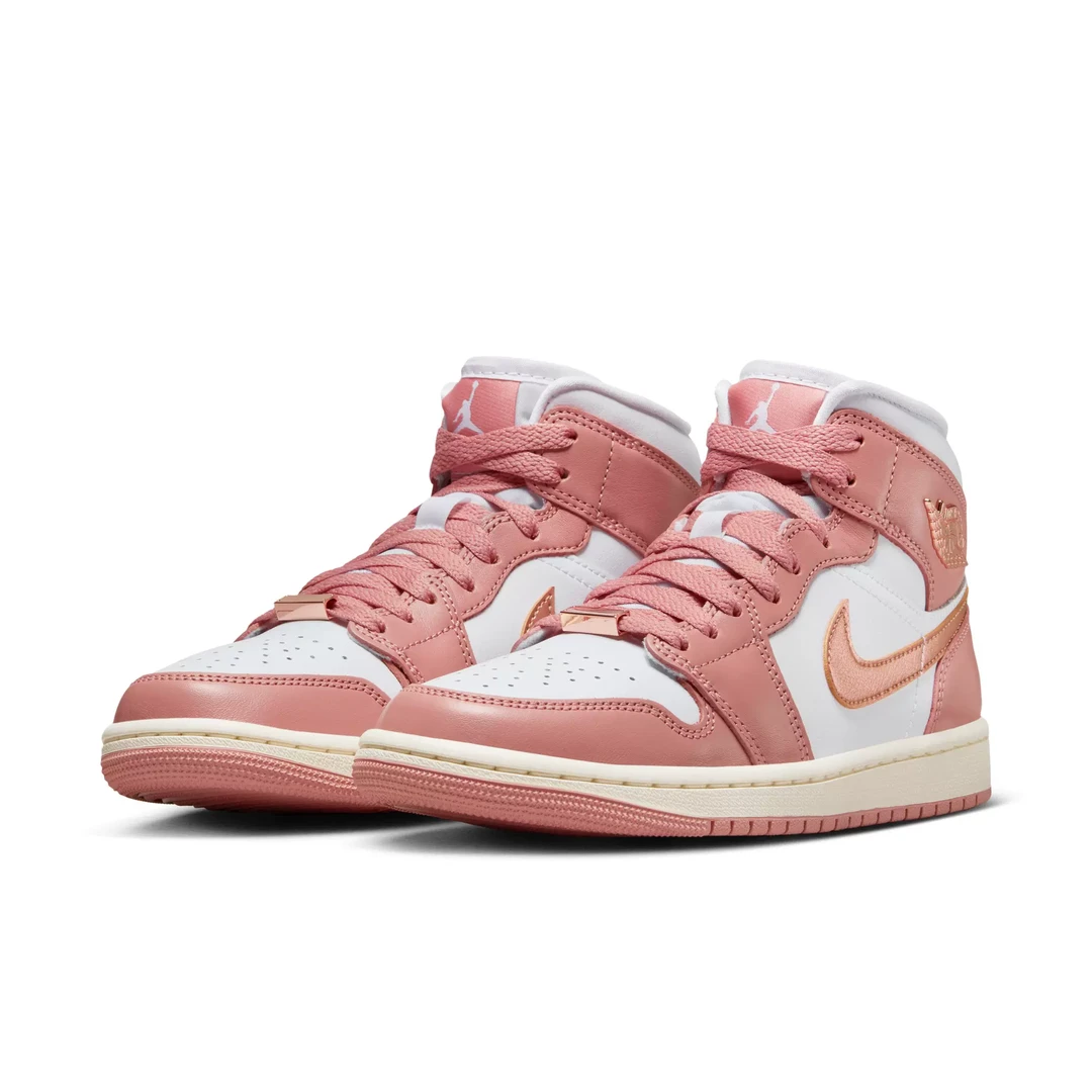 Nike/耐克AIR JORDAN1女子豆沙粉运动休闲板鞋FB9892-670
