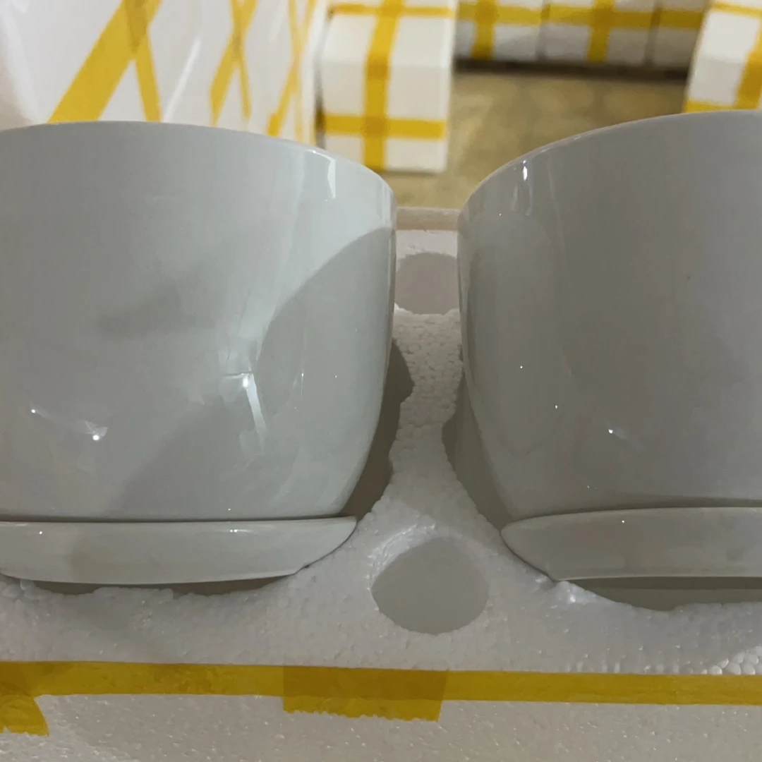 【直播专属链接】到手两个陶瓷花盆口14cm 高12cm（14-73）
