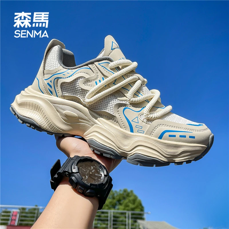 SENMA/森马男鞋秋季2024新款上班老爹鞋子男士百搭上班休闲运动鞋