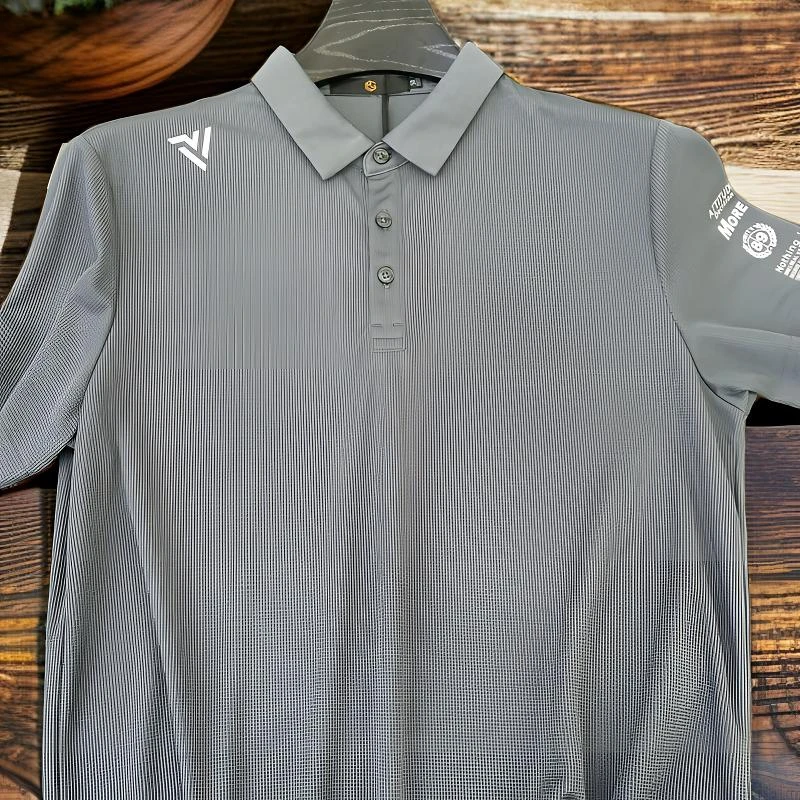 男士夏季休闲翻领速干体恤