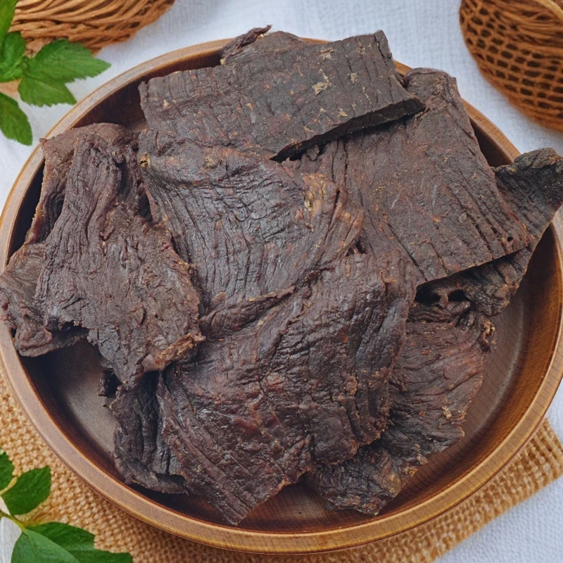 内蒙特产-诺牟琴大片牛肉干   冷藏常温大片即食健康片装食用