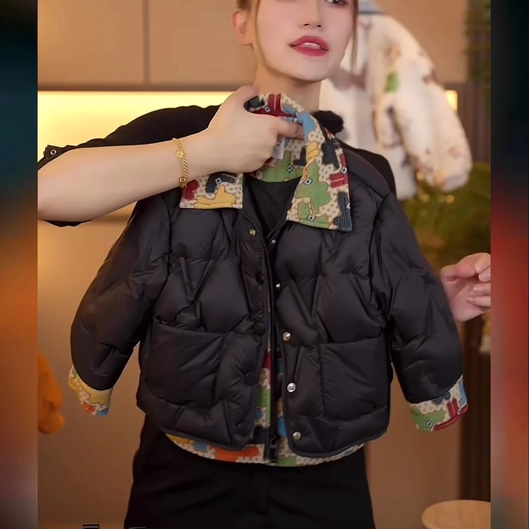 儿童假两件棉服2024新款冬季男童卡通棉衣女童加厚保暖棉服外套