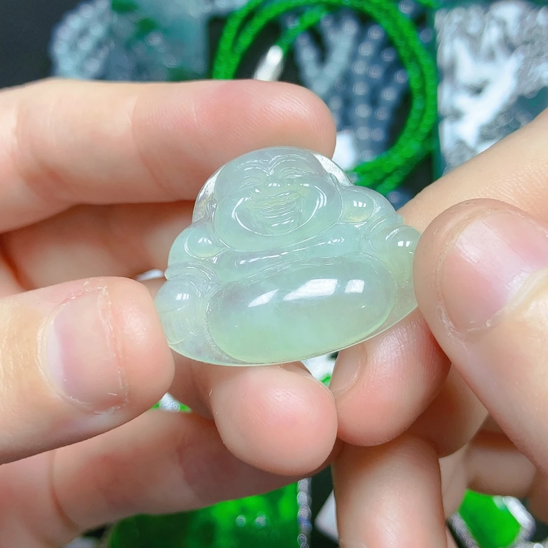 翡翠吊坠(不含链)未镶嵌佛公