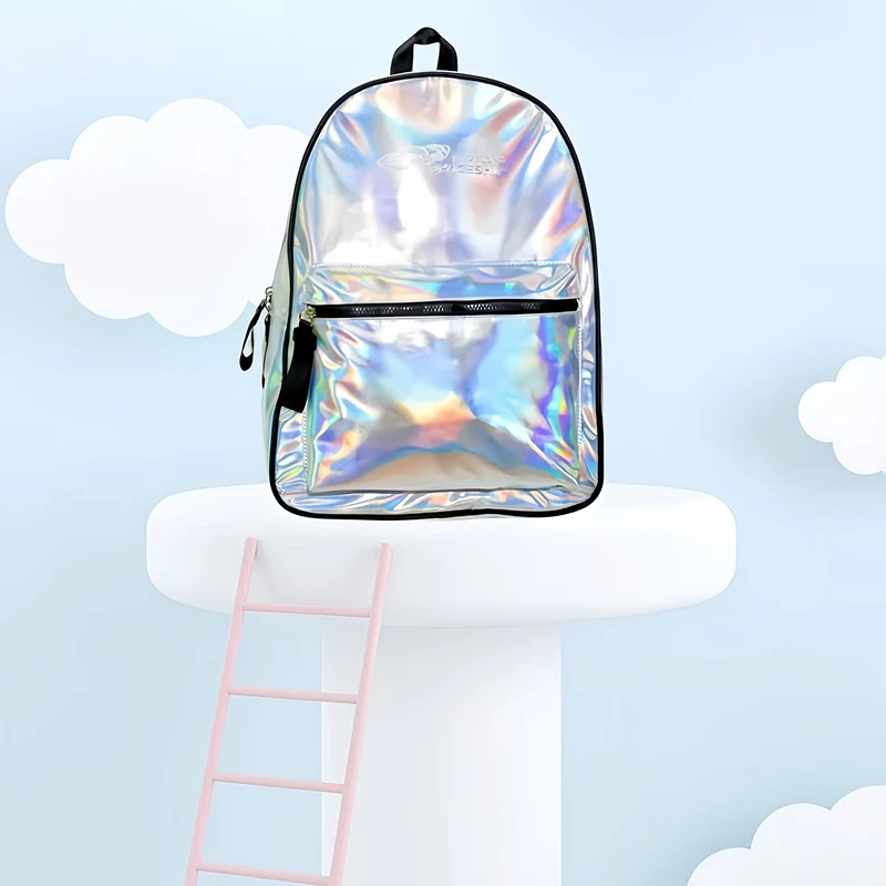***长隆珠海银色宇宙飞船潜水艇双肩包时尚休闲潮流个性韩版炫彩