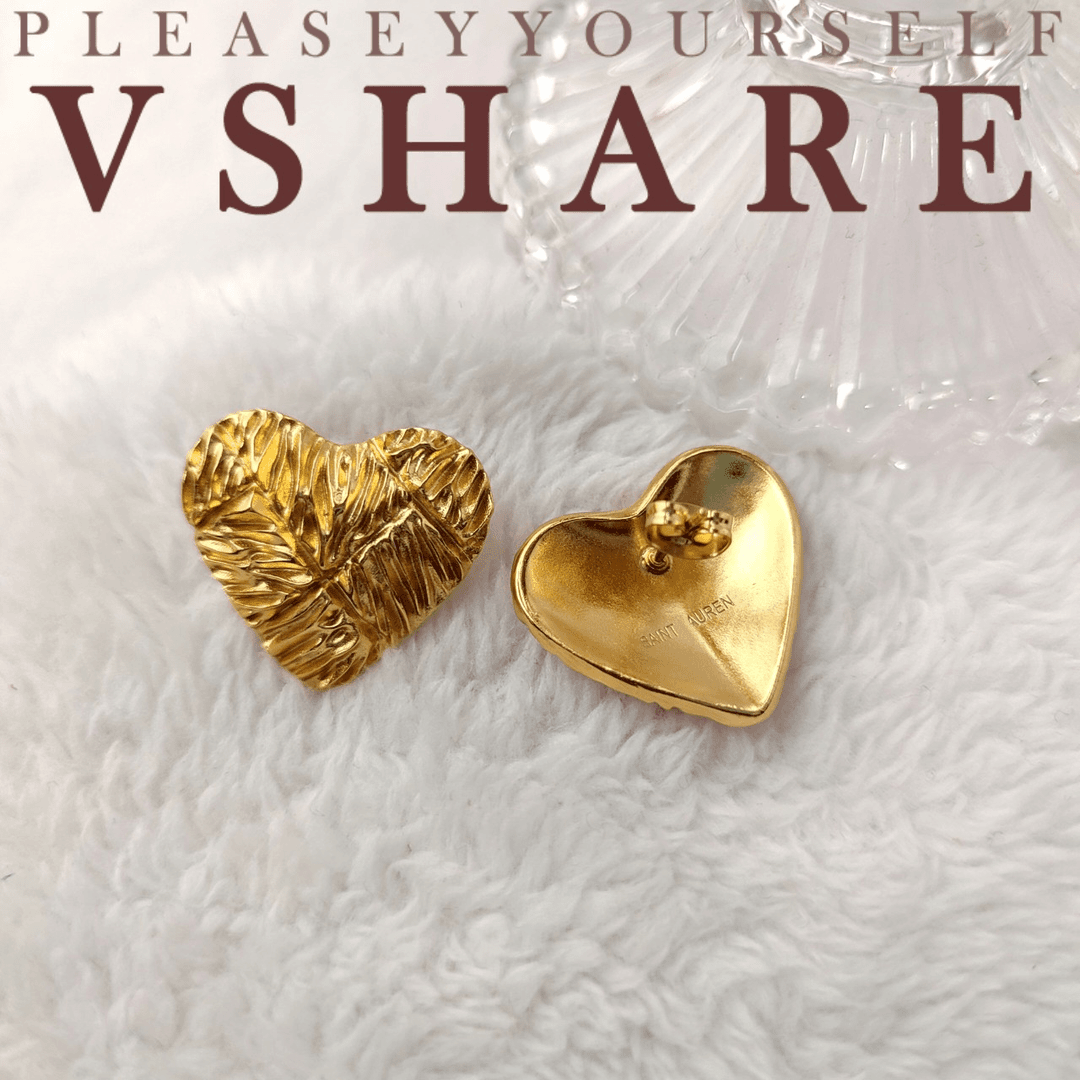 铜合金耳饰 【心心相印】（vshare专属）精致气质耳钉