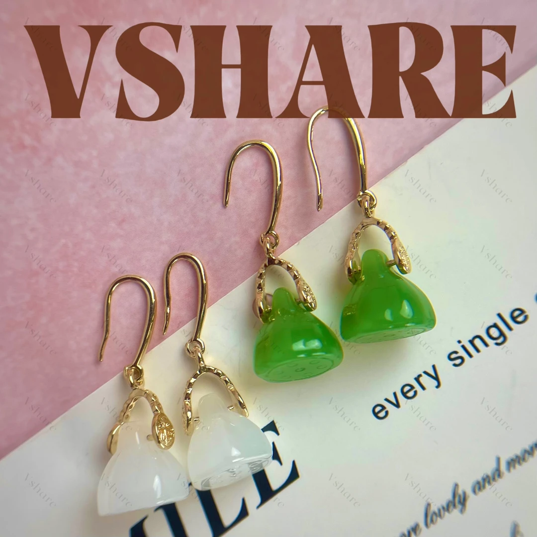 铜合金耳饰 【熹贵妃】（Vshare专属）手工气质时尚百搭古风简约