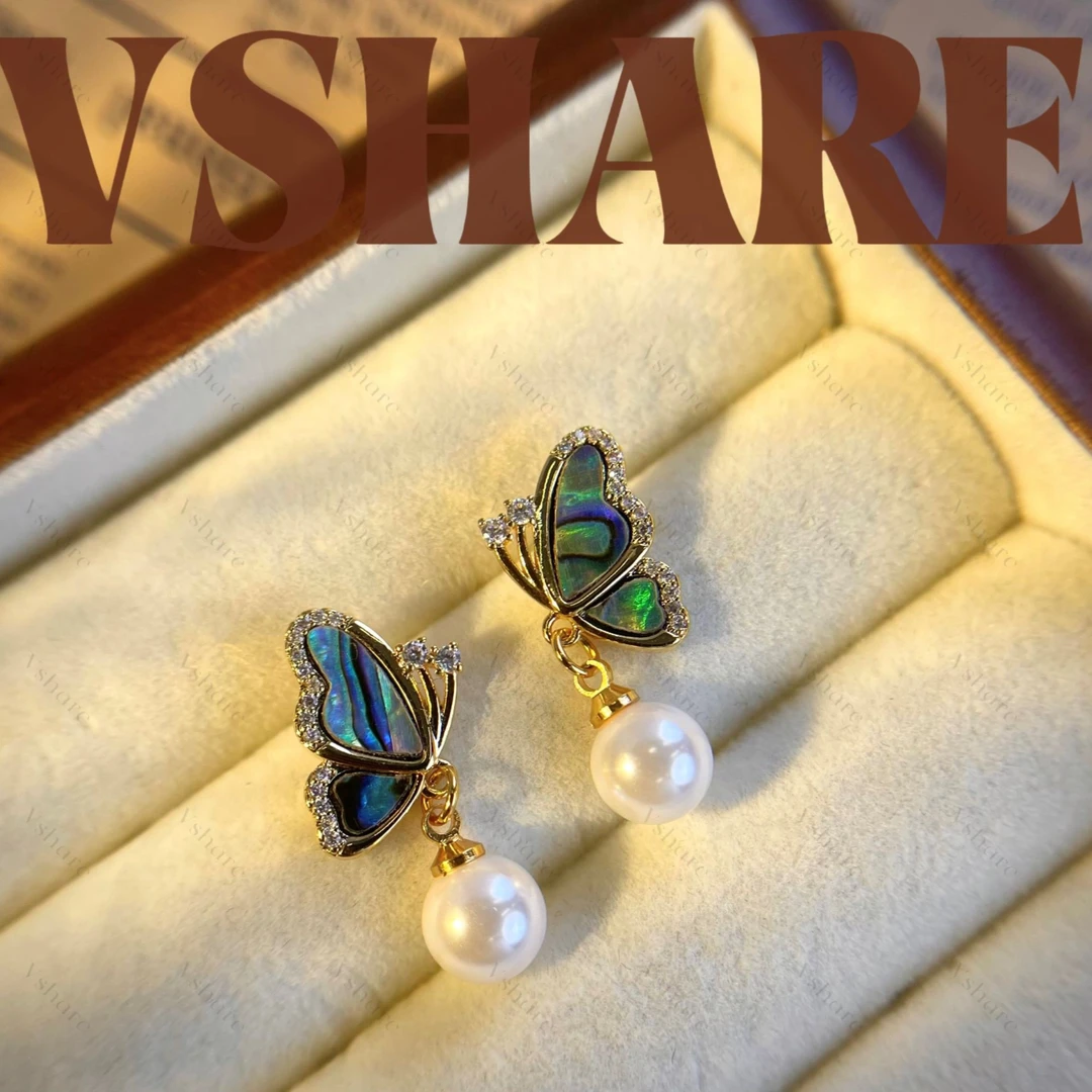 铜合金耳饰 【珐黎】(Vshare专属)爆款时尚百搭简约轻奢耳钉