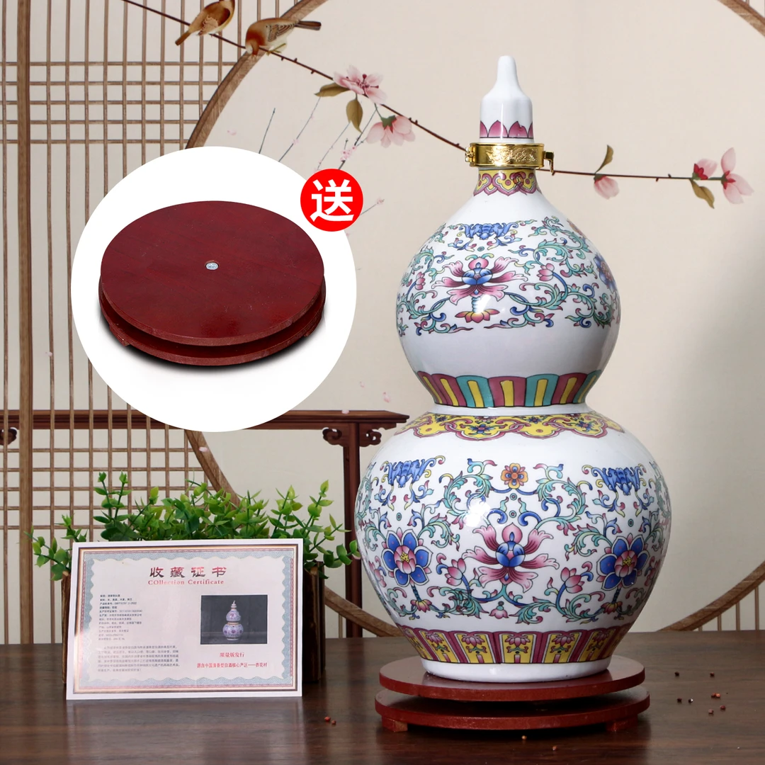 杏泉诗山西白酒53度清香型白酒5L瓷坛装原浆纯梁酒53%Vol