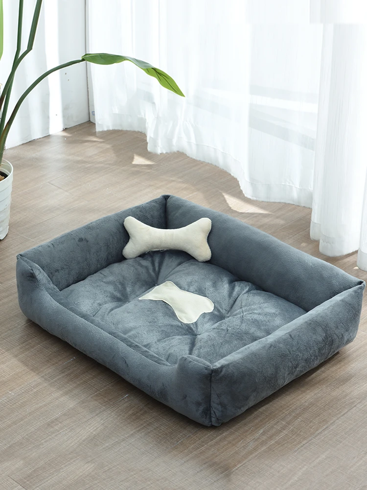 狗窝四季通用猫窝宠物垫子泰迪小中大型犬耐咬保暖狗狗用品床冬季
