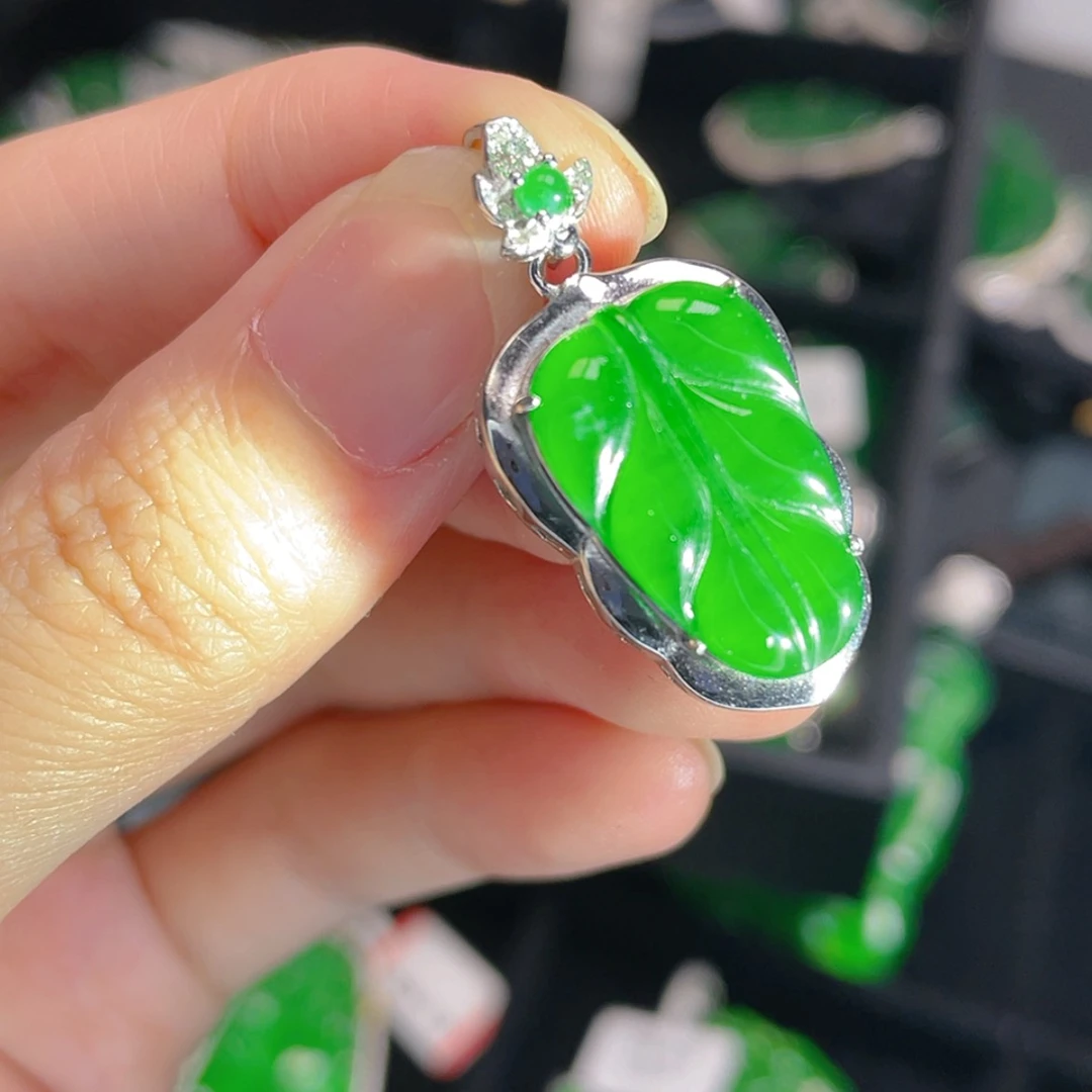 【闪购商品】翡翠颈饰银S925镶嵌