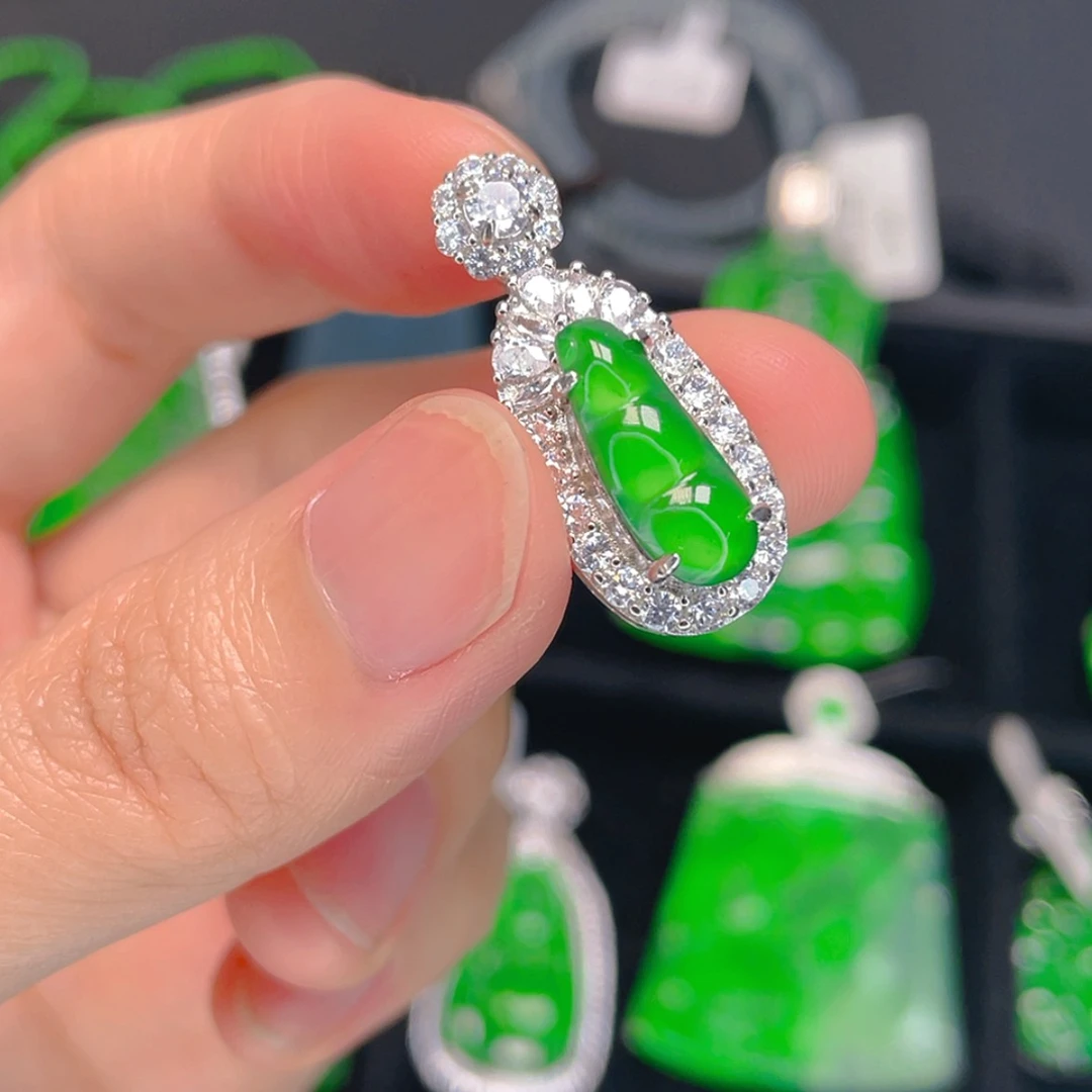 【闪购商品】翡翠颈饰银S925镶嵌