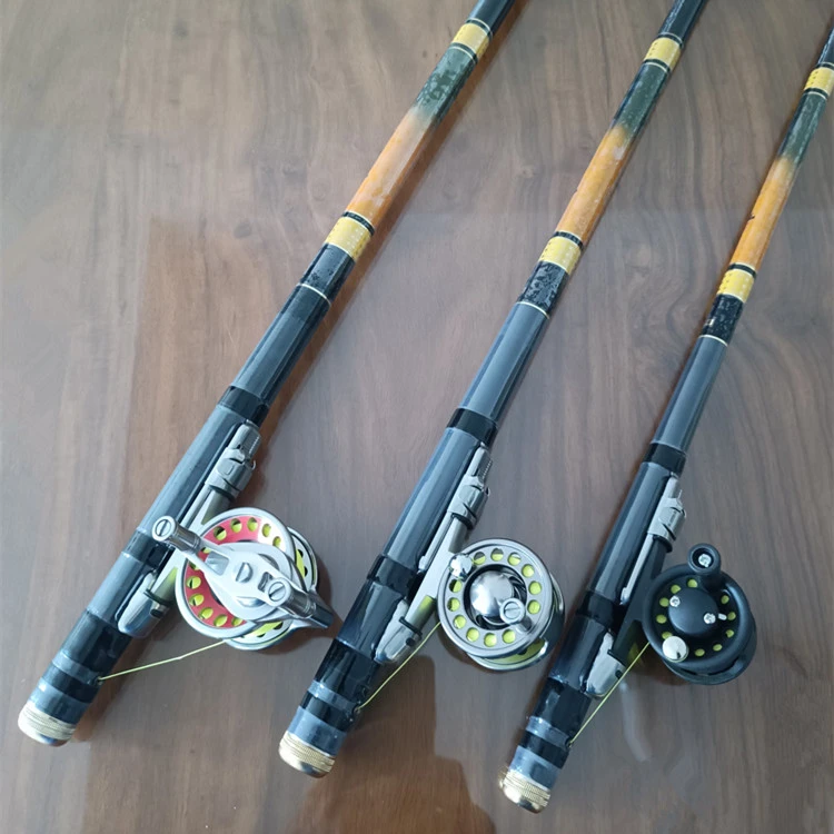 37调短节超轻内走线中通杆下装轮下进线中通竿套装高碳碳素溪流竿