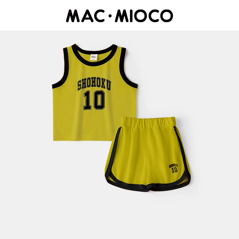 【孤品】MACMIOCO | 宝宝男女童夏季无袖速干运动篮球服套装51730
