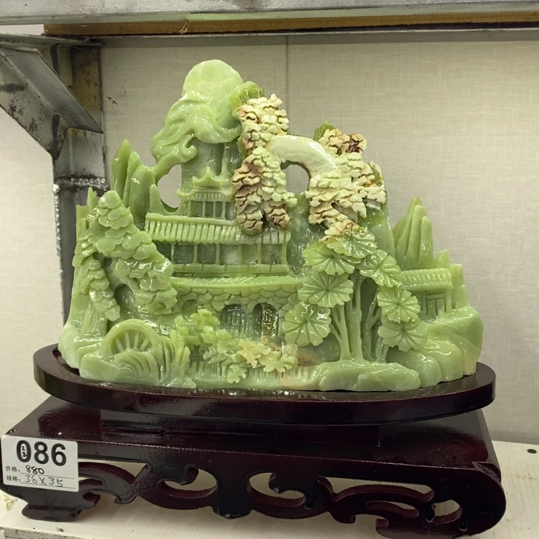 【闪购商品】蛇纹石玉（覆膜）珠宝奇石未镶嵌