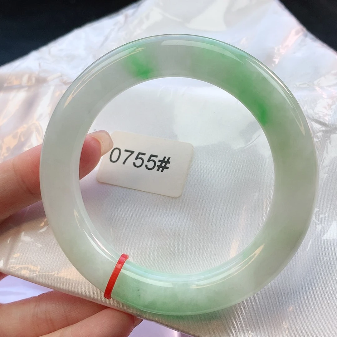 翡翠手镯未镶嵌57圆条880755