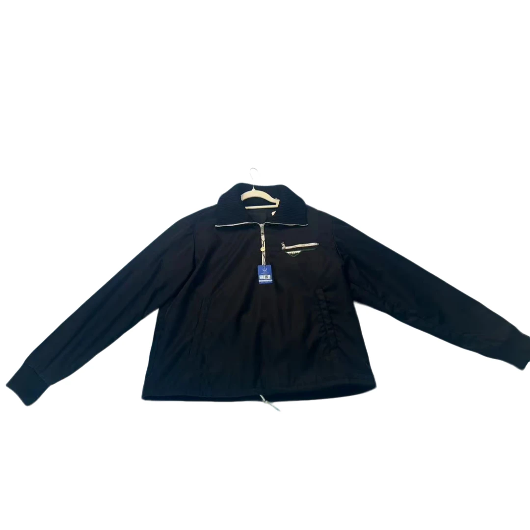 Prada/普拉达普拉达半拉链尼龙棉服/L码/99新