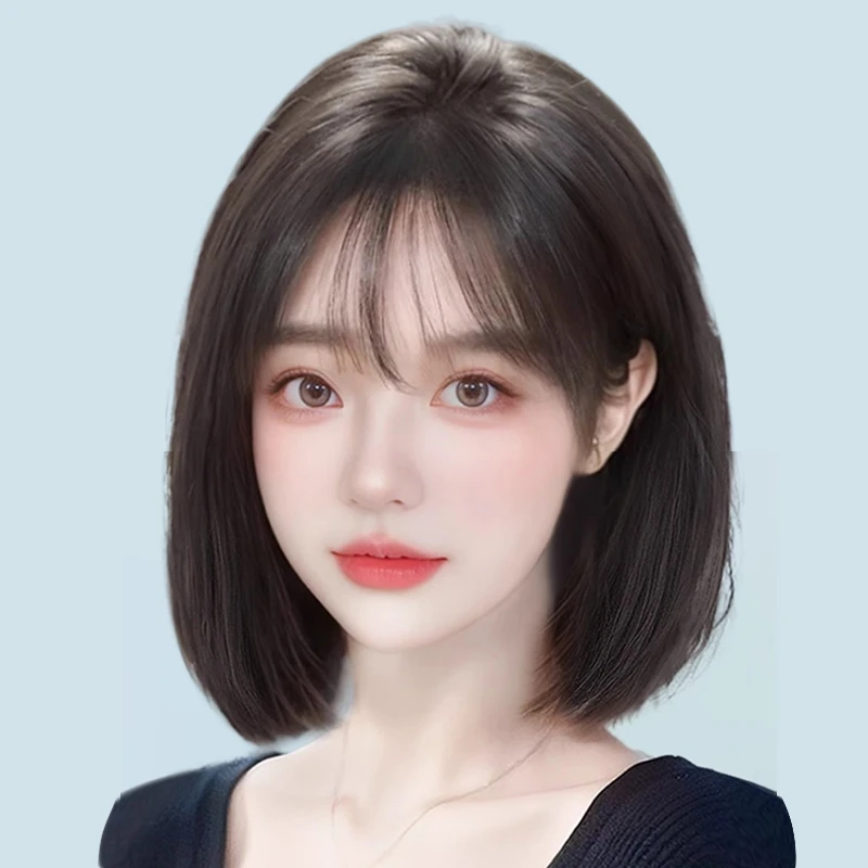 【初恋减龄波波头】假发女网红爆款洋气减龄全真发短发轻薄透气头套